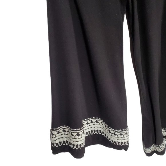 INC International Concepts Tunic Style top black Oversized Embroidery 0X - Picture 8 of 10